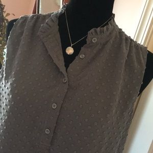 J.Crew sleeveless blouse